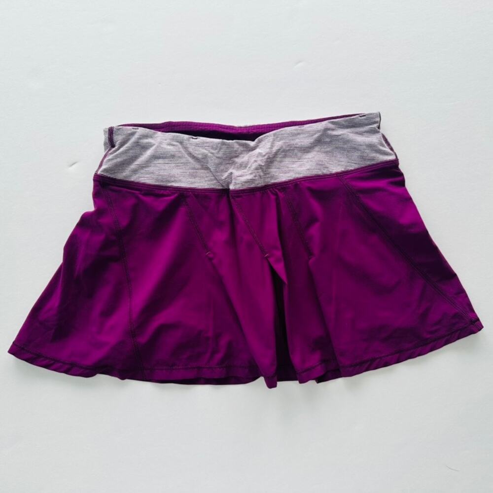 Lululemon Vintage Take Flight Skirt Skort Dewberry Size 4 Tennis Pickleball Walk
